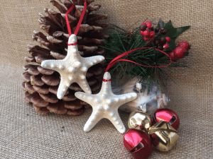 Starfish Christmas Tree Ornaments