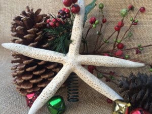 Starfish Christmas Tree Topper