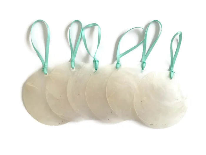Capiz Seashell Ornaments