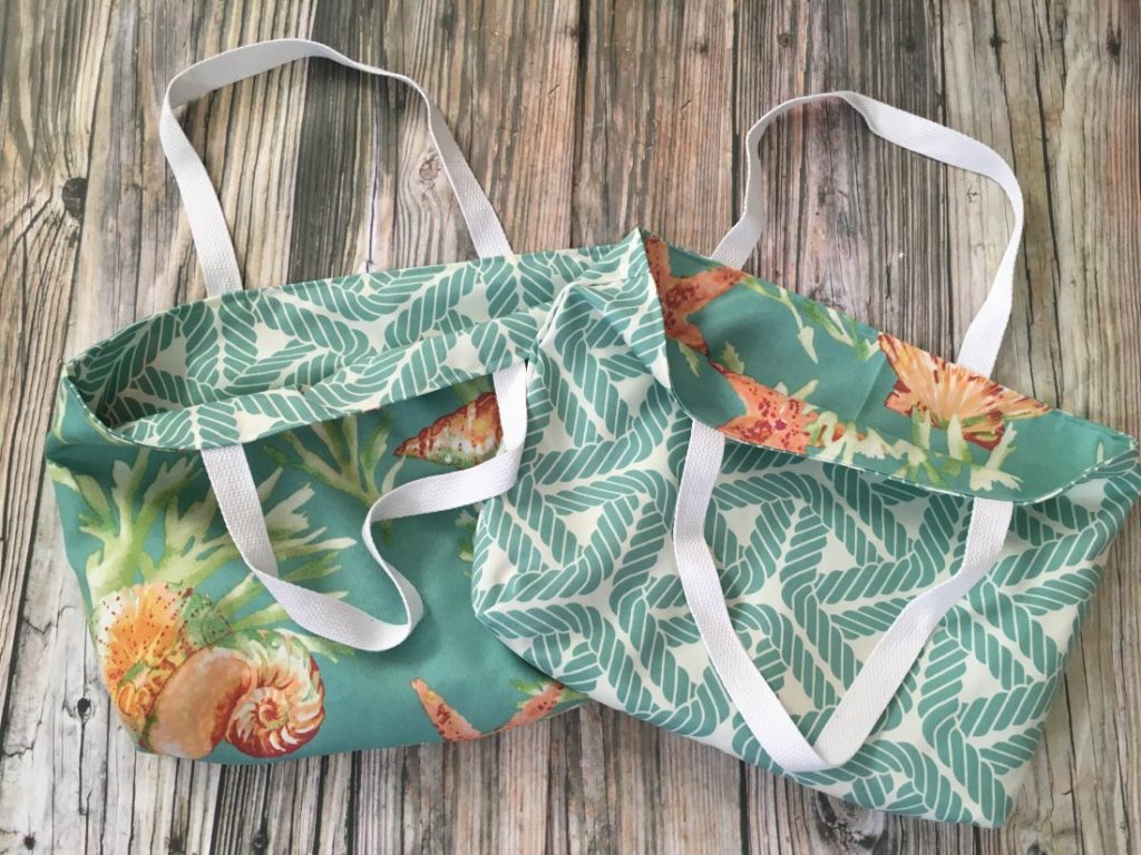 Tropical Reversible Beach Tote - Image 5