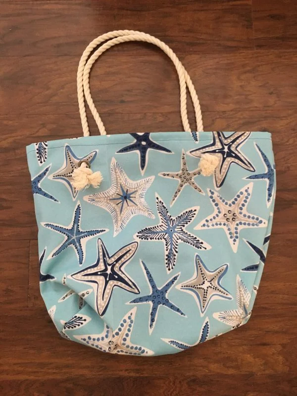 Nautical Starfish Rope Beach Bag - Image 6