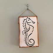 Sea horse mini sign 1