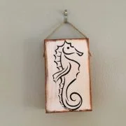 Sea horse mini sign 1