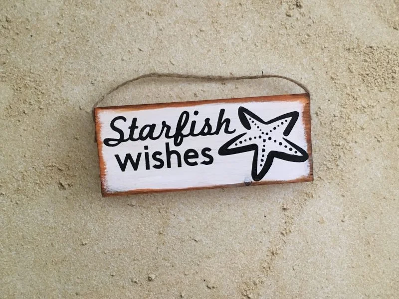 Starfish Wishes Beach Ornament 2