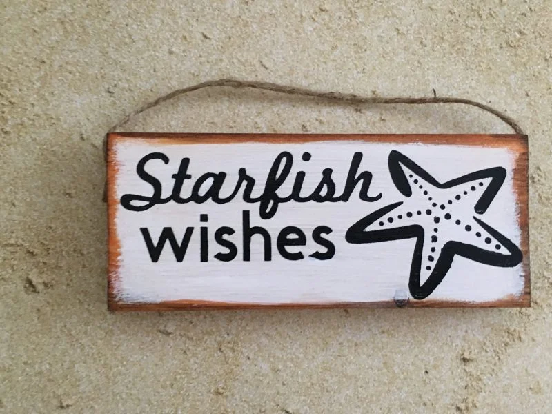 Starfish Wishes Beach Ornament 4