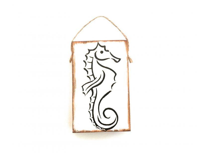 sea horse mini sign 6