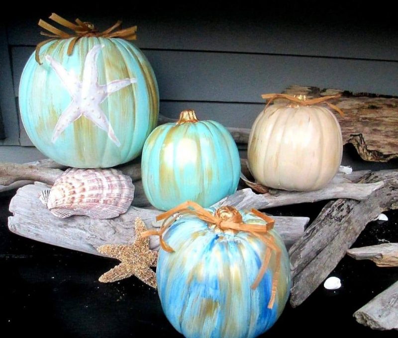 10 Coastal Halloween Pumpkin Ideas - Sea 2 Land Designs