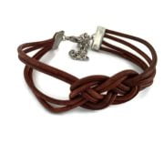 Leather Sailor Knot Bracelet