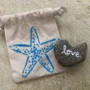 1.82 heart Shaped beach Rock