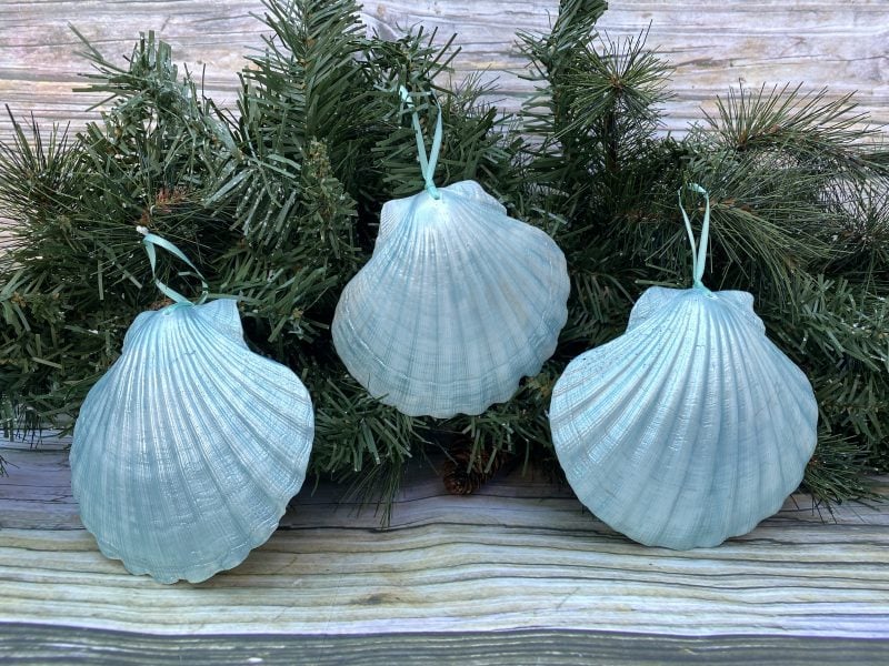 large blue ornaments