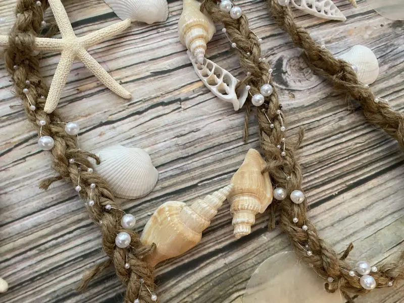 Seashell and Starfish Coastal Garland, 6 foot length - Image 9