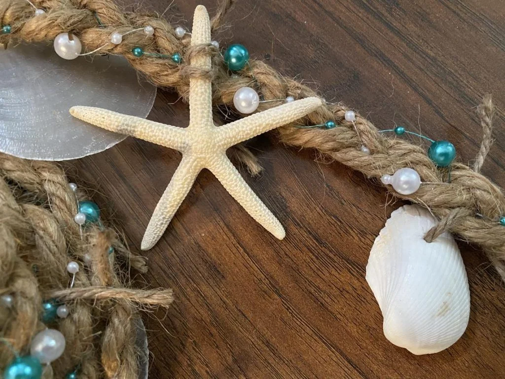 Seashell and Starfish Coastal Garland, 6 foot length - Image 10