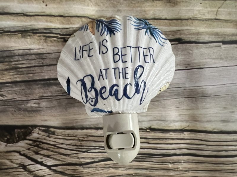 Life is better at the beach night light