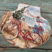 Rustic Chrsitmas Beach Bicycle