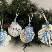 Ocean Club Seashell Ornaments